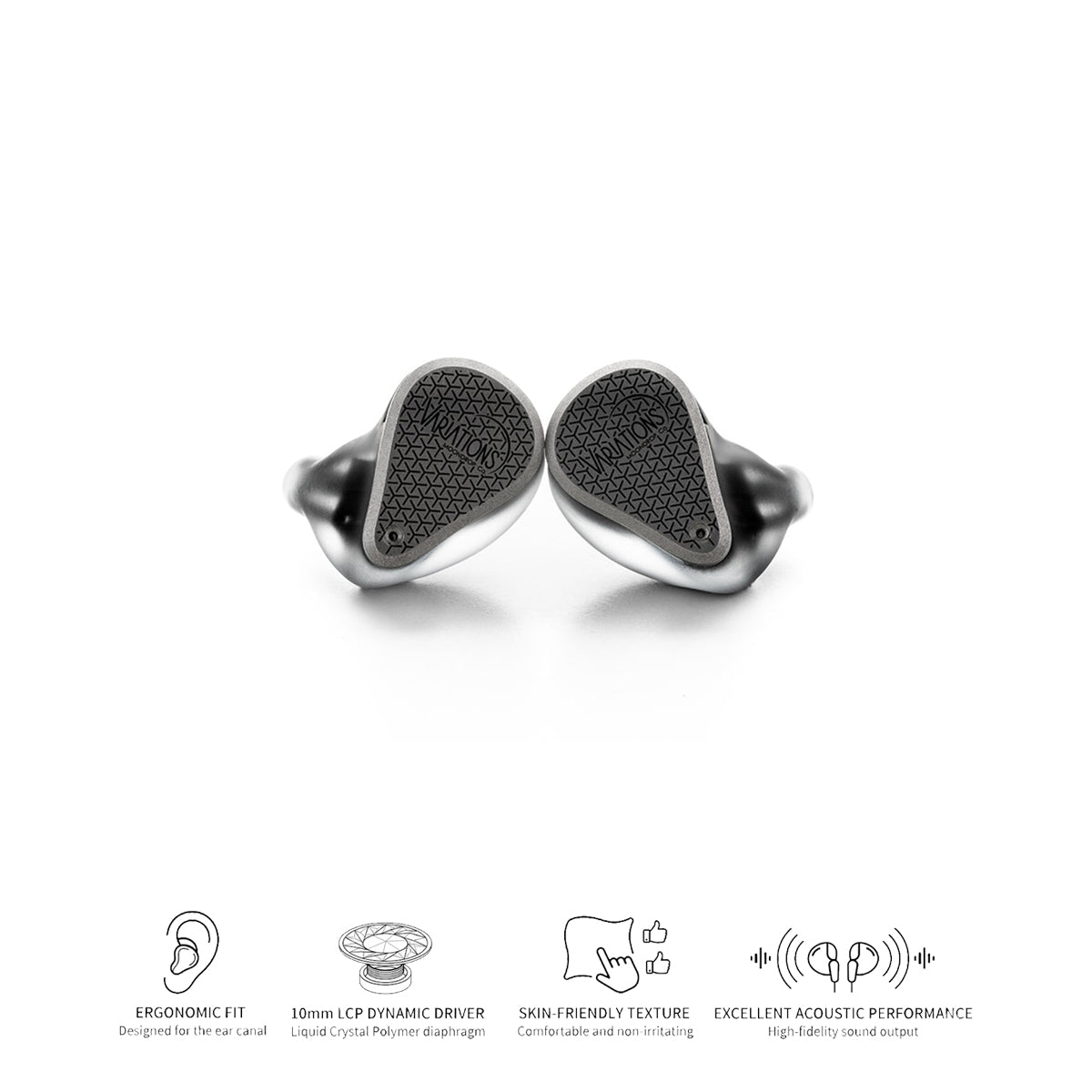 Moondrop Variations 1DD+2BA+2EST Tribrid Technology In-Ear Monitor with Interchangeable Cable